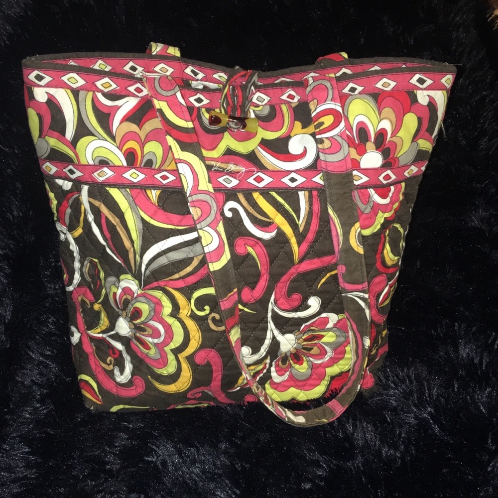 Vera Bradley quilted tote bag
